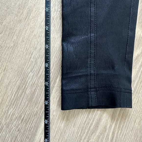 Vince 100% Black Leather Pants - Picture 4 of 6